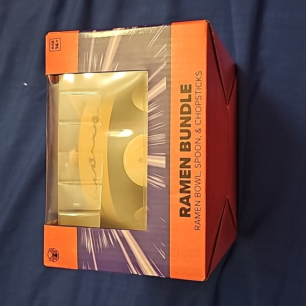 Dragon Ball Z Ramen  Noodle Bundle with Bowl, Spoon, And Chopsticks.